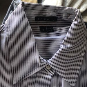 Theory Button Down Long Sleeve